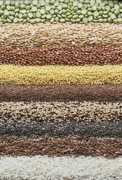 Ancient grains and seeds